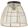 Sypialniana lampa sufitowa Tanah 99483/76 boho czarny beżowy
