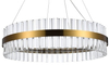 Żyrandol glamour Francesca AZ5261 LED 37W okrągła mosiądz 
