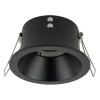 Minimalistyczny sufitowy spotlight Opti 10577 okrągła czarny