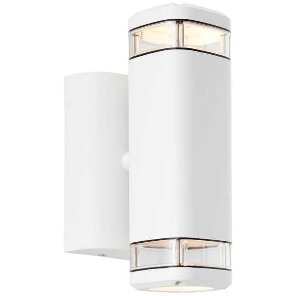 Zewnętrzna lampa ścienna Jandy 90968A05 góra-dół tubka IP44 biała