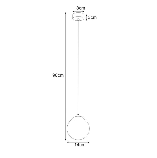 Pojedyncza lampa wisząca Savoy K-4920 biała czarna