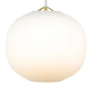 Zwisająca szklana lampa Navone 2220443001 kula szkło opalowe mosiądz
