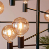 Żyrandol LAMPA wisząca PARIS 107187 Markslojd metalowa OPRAWA molekuły zwis loft sticks czarny