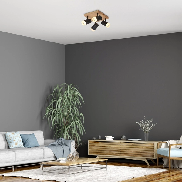 Sufitowa lampa Toras 73124 Rabalux tuby regulowane metalowe czarne