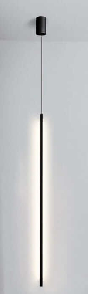 Minimalistyczna lampa wisząca CGZENP1 COPEL zwis LED 7W 3000K sopel do salonu czarny