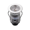 Okrągłe oczko łazienkowe IKON 94430 LED 0,75W 3000-4000K IP67 przezroczyste