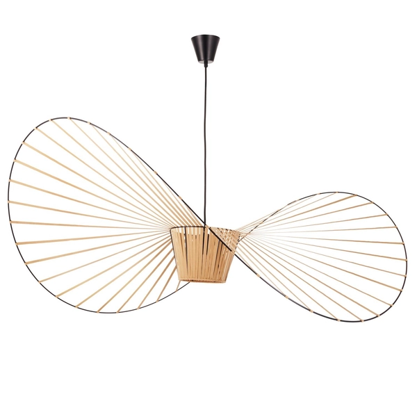 Wisząca lampa boho Sombrero ST-8052-140 gold Step designerska welur beżowa