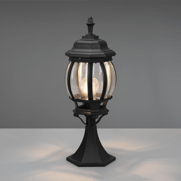 Latarenka zewnętrzna Elvo 506960132 IP23 metalowa czarna