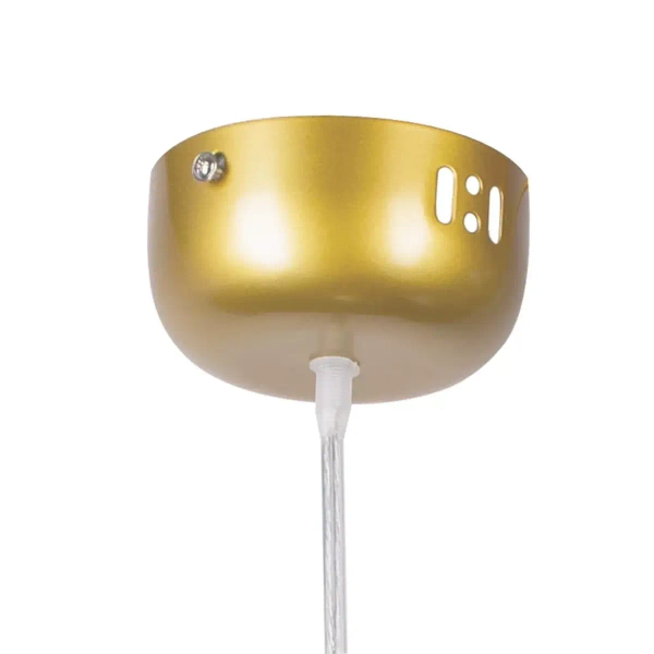 Wisząca lampa Bubbles ST-0801-1 GOLD Step LED 28W 3000K szklana kula złota