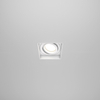 Podtynkowa lampa sufitowa z regulacją Atom DL003-01-W biały
