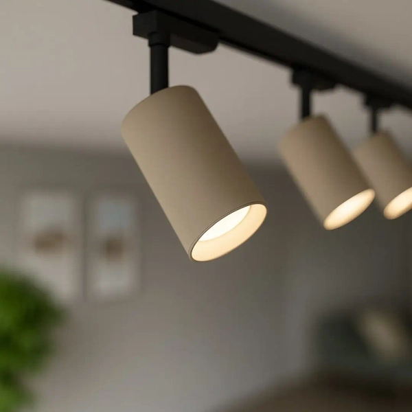 Lampka do szynoprzewodu 3-obwodowego Pipe ML2334 tubka beżowy