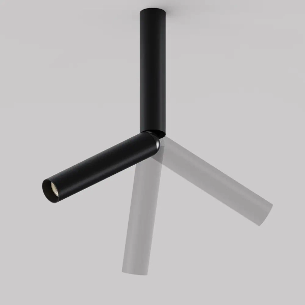 Regulowana lampa sufitowa Focus T C142CL-6W3K-B LED 6W 3000K czarna