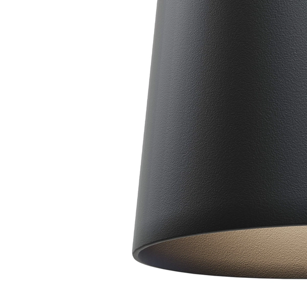 Wisząca lampa do systemu szynowego 3-faz Tulipe S0018 do przedpokoju czarna