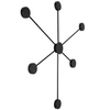 Ścienna lampa sticks SHADOW MSE010100247 Moose molekuły czarne