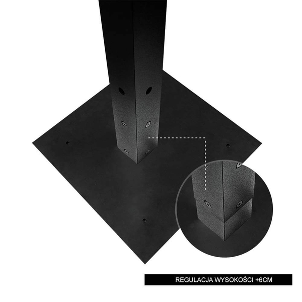 Stojąca lampa ogrodowa Taketa 9929 Shilo IP44 rama antracyt