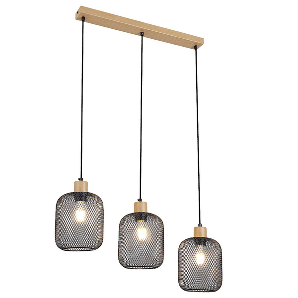 Wisząca lampa loftowa Grendel 3132 kaskada metalowa nad stół czarna