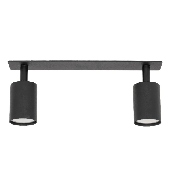 Podwójna lampa sufitowa Nex 10799 tubki na podsufitce czarny