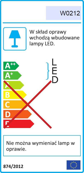 Kinkiet LAMPA ścienna SPIDER W0212 Maxlight metalowa OPRAWA kinkiet LED 8,4W 3000K listwa biała