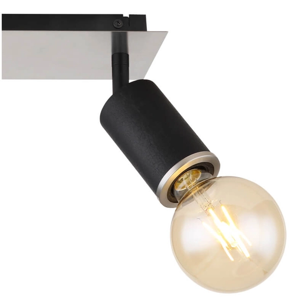 Spot lampa sufitowa Joseba 54032-2B 2-punktowa czarna