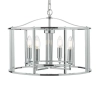 Łańcuchowa wisząca lampa Mya MYK0450 do kuchni świecznikowa chrom