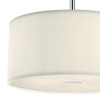 Jadalniana lampa wisząca Zaragoza ZAR1033 Dar Lighting srebrna kremowa