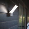 Zewnętrzna LAMPA elewacyjna PANO 5289001118 Lutec prostokątna OPRAWA kinkiet LED 16W 3000K - 5000K metalowy IP54 szary