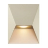 Ścienna lampa na taras Pontio 2218171008 metalowa IP54 beżowa