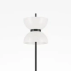 Metalowa podłogowa lampa Kyoto MOD178FL-L11B3K LED 11W 3000K czarna biała