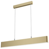Lampa wisząca listwa podłużna metalowa LED 23W 3000K złota Step OUTLET