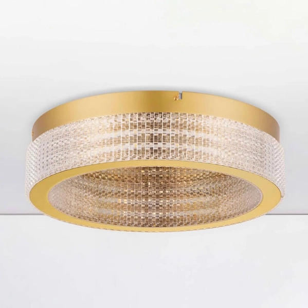 Sypialniana lampa sufitowa YOTAU LE44727 LED 46W 3000K złota