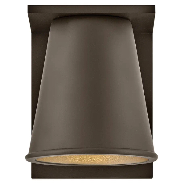 Lampa ścienna na balkon Hans HK-HANS-S-ABZ tuba stożek IP44 brązowy