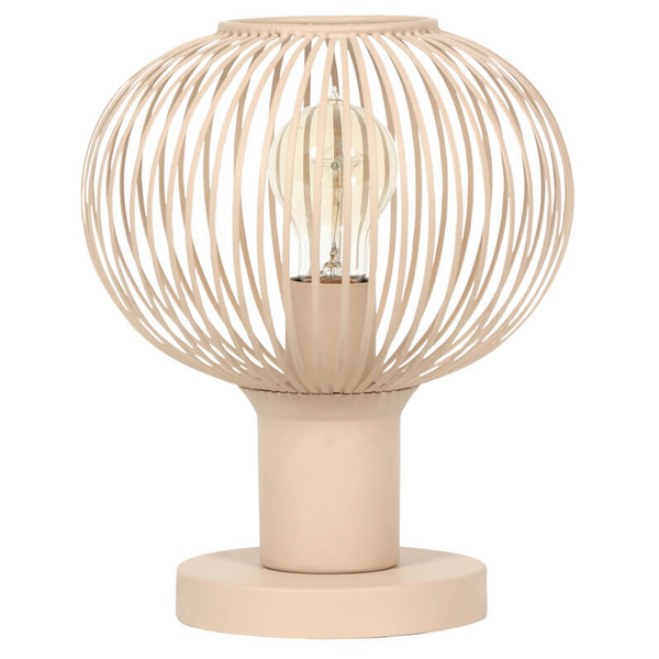 Kulista lampa stolikowa GILA 565700166 Trio bubble do gabinetu beżowa