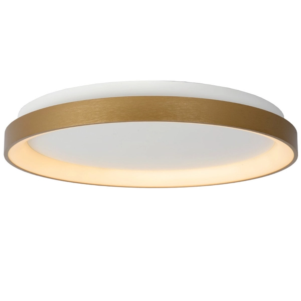 Plafoniera LAMPA sufitowa VIDAL 46103/38/02 Lucide okrągła OPRAWA plafon LED 38W 2700K metalowy złoty