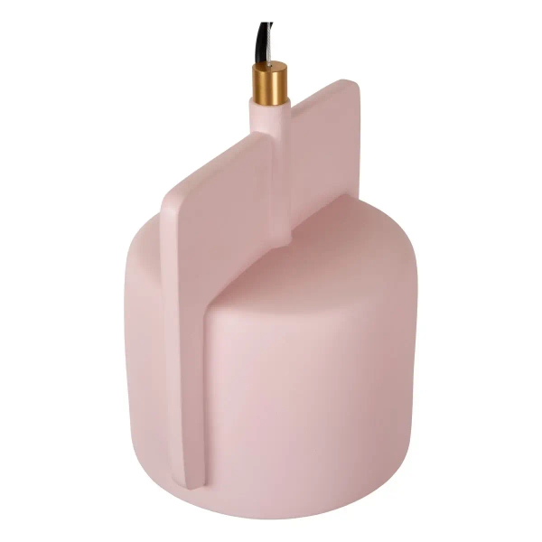 Okrągła lampa zwieszana NINJA 44415/16/66 Lucide różowy czarny