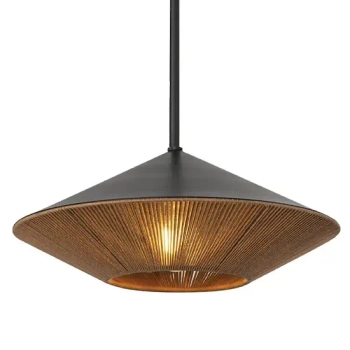 Wisząca lampa do kuchni Daphne ALM-DAPHNE-P-L-MB nad blat czarna