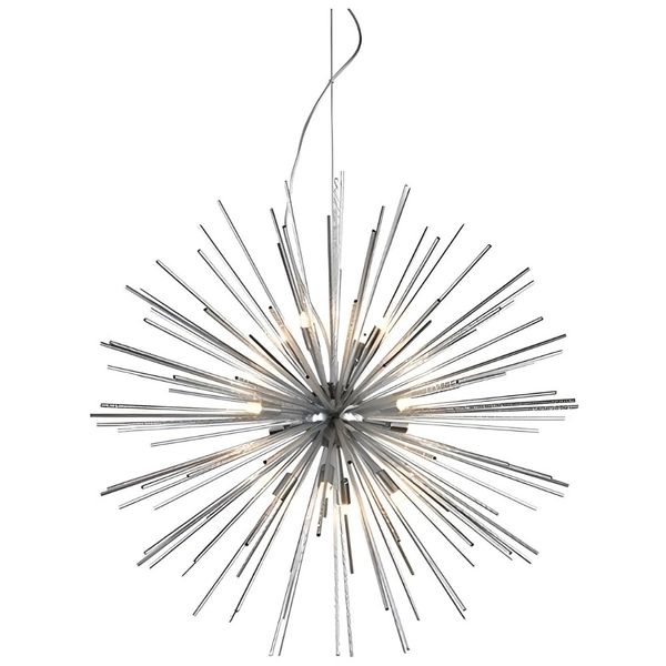 Designerska lampa zwisowa BODY CH Sirius AZ2114 Azzardo podstawa chrom