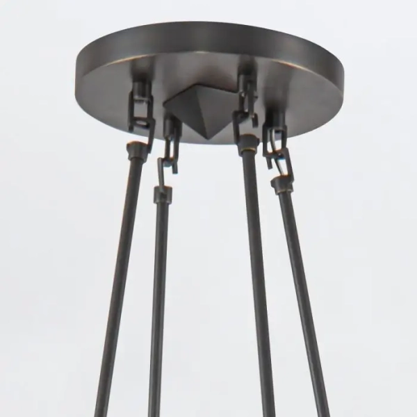 Modernistyczna wisząca lampa Cairo QN-CAIRO8-UBZ-CR szklany czarny