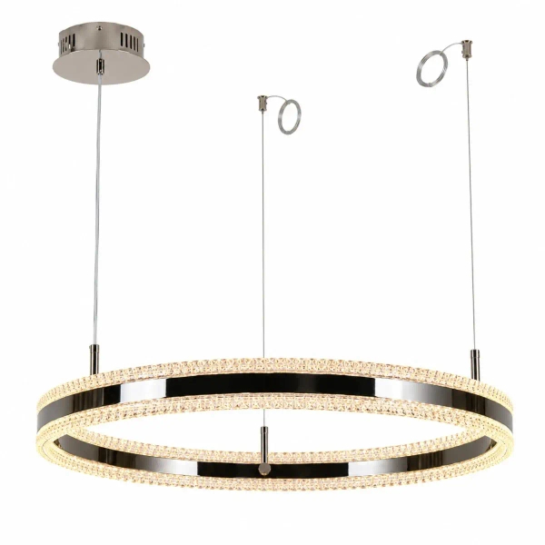 Pierścieniowa lampa wisząca ARKADIA ST-6376-80 1xLED 40W 3000K crystals