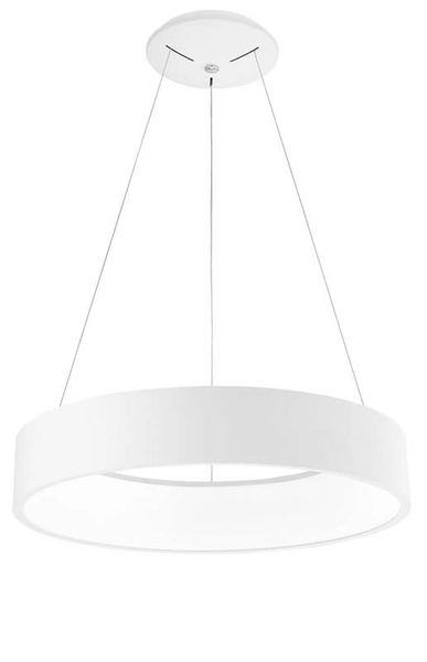 Minimalistyczna lampa wisząca Tome Smart LED 42W biała