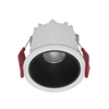 Ledowy wpust sufitowy Alfa DL043-01-10W4K-D-RD-WB 10W 4000K biały czarny