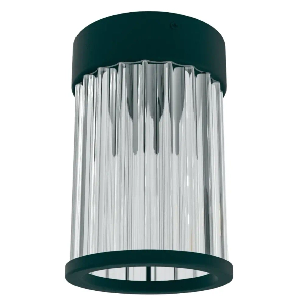 Szklana lampa sufitowa Fiatto PL Nero 8 OR86102 tuba czarna