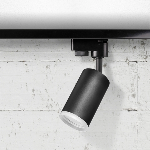 Szynowa lampa sufitowa do systemu 1-faz LONDON 327666 tuba czarna