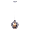 Wisząca lampa Amber Milano AZ2148 Azzardo szklany zwis chrom