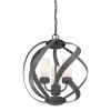 Wisząca lampa na łańcuchu Blacksmith QN-BLACKSMITH-3P-OBK IP44 czarny