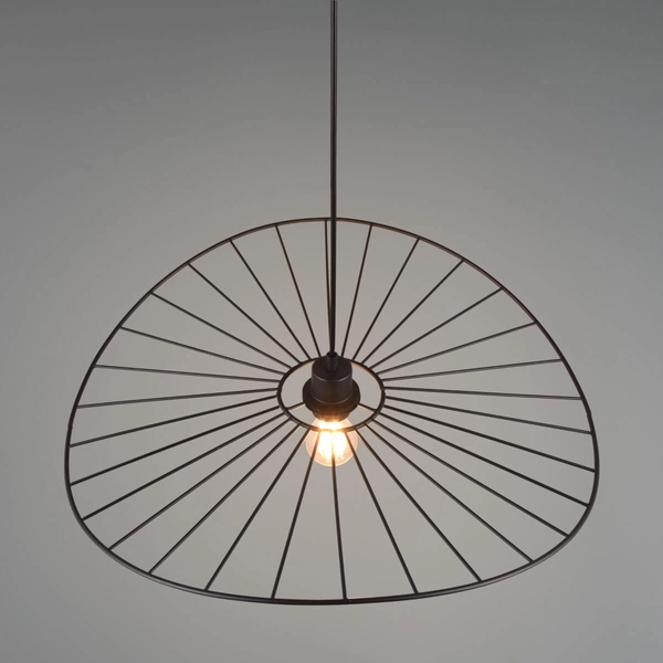 Wisząca lampa Chapeau R31451032 RL Light kapelusz metalowy czarny