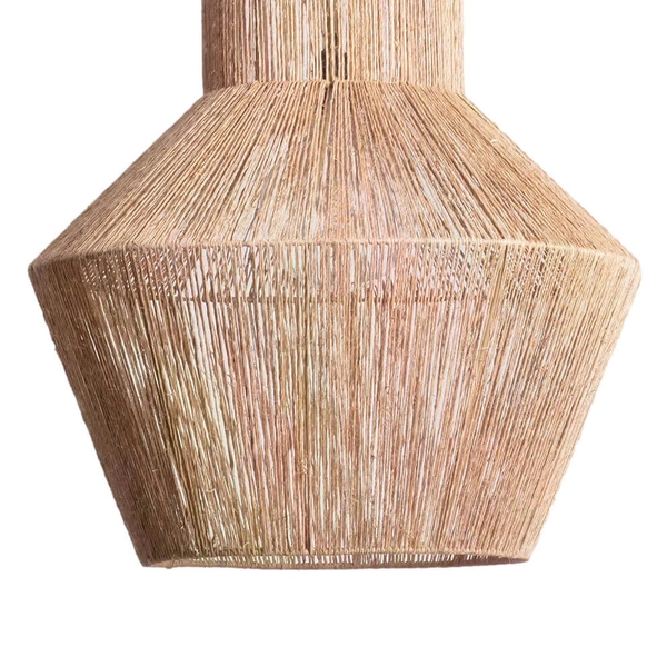 Lampa japandi wisząca Boho ABR-LW21-BH-E27 Abruzzo IP65 beżowa