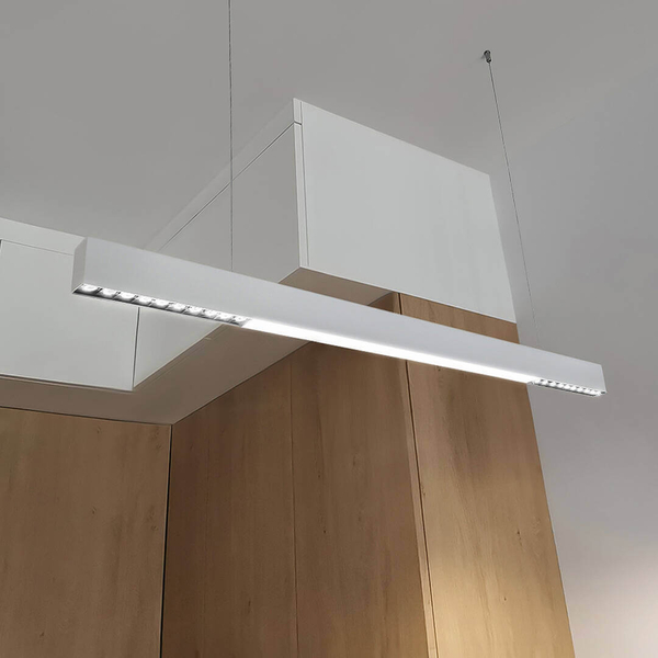 Przysufitowa lampa 1043 Domeno LED 40W 3000K podłużna biała