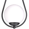 Modernistyczna LAMPA kropla Neve K-4771 Kaja wisząca OPRAWA kule ball ZWIS na listwie czarna biała