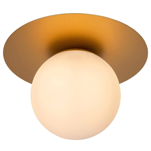 Sufitowa lampa TRICIA 79187/01/02 Lucide kula mosiądz biała
