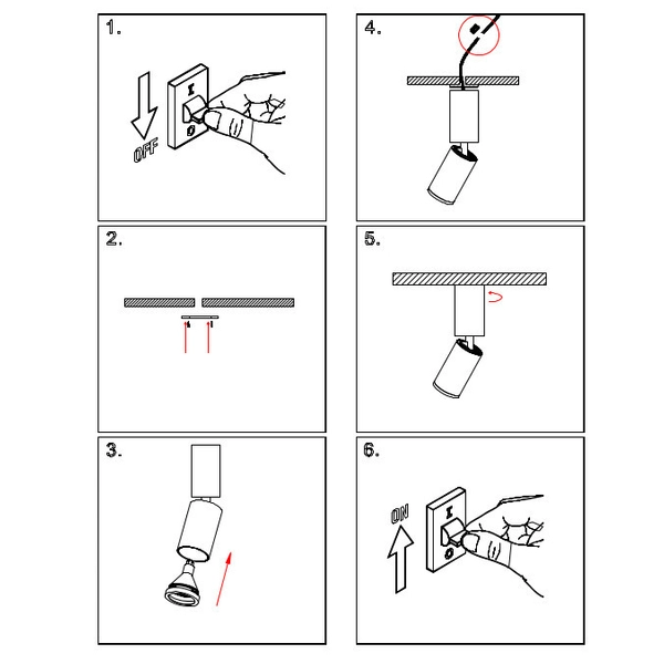 Plafon LAMPA regulowana FOCUS S C051CL-01BS Maytoni sufitowa OPRAWA metalowy kinkiet tuba polerowany mosiądz